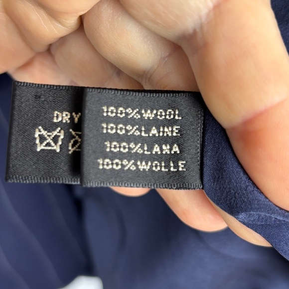 VTG Ralph Lauren Womens Black Label Wool Blazer Sz S Pinstripe Academia USA made - Picture 5 of 12